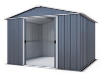 Yardmaster Metal Castleton Apex Garden Shed - 10x10ft