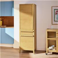 Habitat Leif Single Door Kitchen Larder - Oak