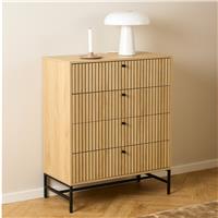Furniture To Go Albany 4 Drawer Chest - Natural