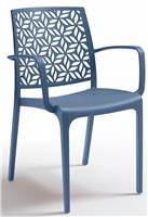 Bica Ninfa Contract Stacking Chair - Blue