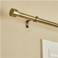 Argos Home Extendable Metal Stud Antique Brass Curtain Pole - 165 - 300cm