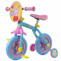 Peppa Pig My First 10 Inch Wheel Size Kids 2-in-1 Training Bike