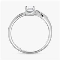 Revere Sterling Silver Crossover Dress Ring - Large