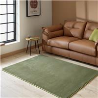 Argos Home Microplush Moss Green Rug - 120x170cm