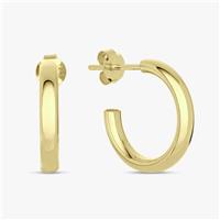 Revere Gold Plated Sterling Silver Hoop Earrings