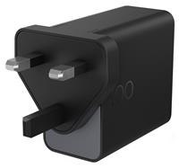 HP 100W USB-C GaN Wall Charger with 2m USB-C Cable - Black