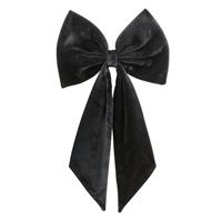 Argos Home Black Velvet Bow
