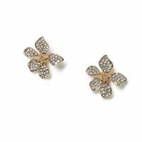 Liars & Lovers Crystal Flower Stud Earrings
