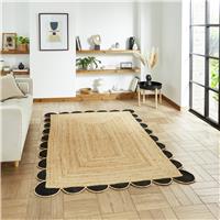 Think Rugs Savannah Natural Jute Flatweave Rug - 120x170 cm
