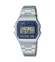 Casio Blue Case Vintage Stainless Steel Digital Watch