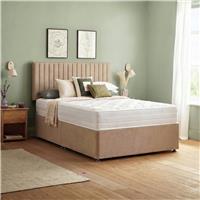 Silentnight Knightly Luxury 2000 Pocket Double Divan Bed - Sand
