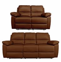 Argos Home Toby 2 Seater & 3 Seater Recliner Sofa - Tan