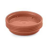 Whitefurze Saucer Set for 3/4 inches Pot - Terracotta