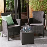 Keter Miami Balcony Set with Vigo Table