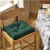 Argos Home Green Seat Cushions 2 Pack - 40x40cm