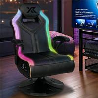 X Rocker Adrenaline RGB 2.1 Bluetooth Console Gaming Chair with LED - Black
