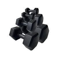 HXGN Vinyl Hex Dumbbell Set - 12kg