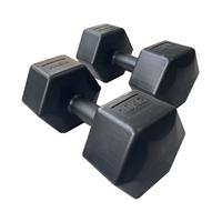 HXGN Vinyl Hex Dumbbells - 2 x 10kg