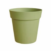 Ivyline 40cm Cleo plastic Planter with Wheels - Olive