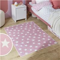 Argos Home Kids Star Pink Rug - 80x110cm