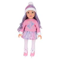 DesignaFriend Noelle Ice Skater Doll - 18 inch / 46 cm doll