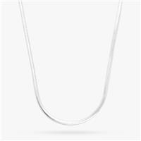 Revere Sterling Silver Diamond Cut Snake Chain - 18 Inch
