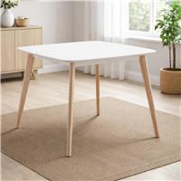 Julian Bowen Casa 4 Seater Dining Table - White & Oak