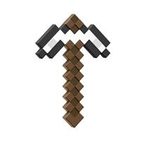 Minecraft Roleplay Toy Pixelated Iron Pickaxe