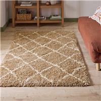 Argos Home Natural Diamond Tufted Rug - 120x170cm