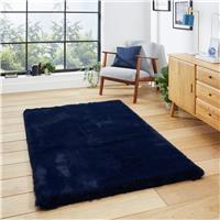 Think Rugs Super Teddy Navy Blue Rug - 120x170cm