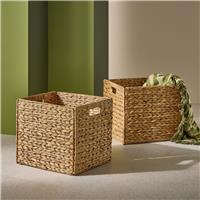 Habitat Hyacinth Set of 2 Square Plus Boxes - Natural