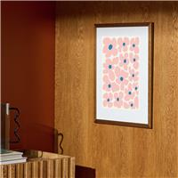 Habitat Walnut Wooden Wall Picture Frame - 40x50cm