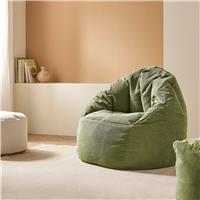 Kaikoo Cinema Cord Bean Bag Chair - Olive