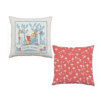 Peter Rabbit Cushion White - 35x35cm