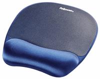 Fellowes Memory Foam Mouse Pad Wrist Rest - Blue