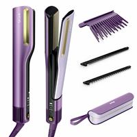 Shark SilkiPro Straight Hair Straightener and Dryer - Plum Satin