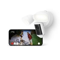 Ring Floodlight Cam Pro - Wired - Retinal 4K Security Camera - Black