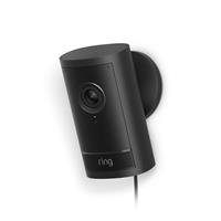 Ring Outdoor Cam Pro - Plug-In 4k Security Camera - Black