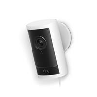Ring Outdoor Cam Pro Plugin Security Camera - White