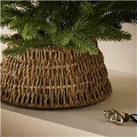 Habitat Handwoven Natural Seagrass Mini Christmas Tree Skirt