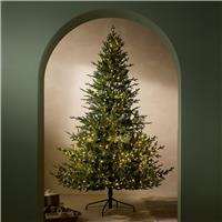 Habitat 7ft Green Premium Upswept Pre Lit Christmas Tree