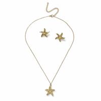 Liars & Lovers Starfish Pendant Necklace & Earrings Gift Set