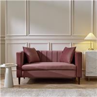Argos Home Everly Fabric 2 Seater Sofa - Pink