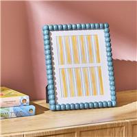 "Habitat Bobble Multi Photo Blue Wooden Picture Frame - 4x6"""