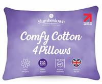 Slumberdown Comfy Firm Pillow - 4 Pack