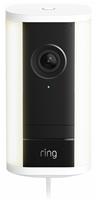 Ring Spotlight Cam Pro (2nd Gen) with Plug-In Adaptor 4K Security Camera - White