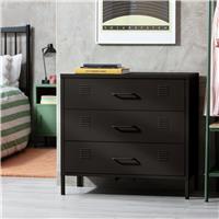 Habitat Stevie 3 Drawer Chest -Black