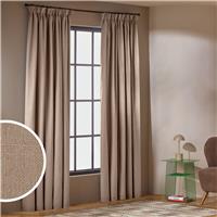 Habitat With Linen Blackout Curtains - Stone - 229x117cm