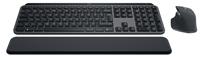 Logitech MX Keys S Wireless Mouse and Keyboard Combo with Palm Rest - Graphite