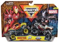 Monster Jam 1:64 Die Cast Marvel Monster Trucks - Pack of 2
